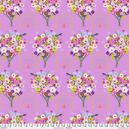 Baumwolle Patchwork - Carolyn Gavin Stoffe - Harmony - Little Somewhere Plum